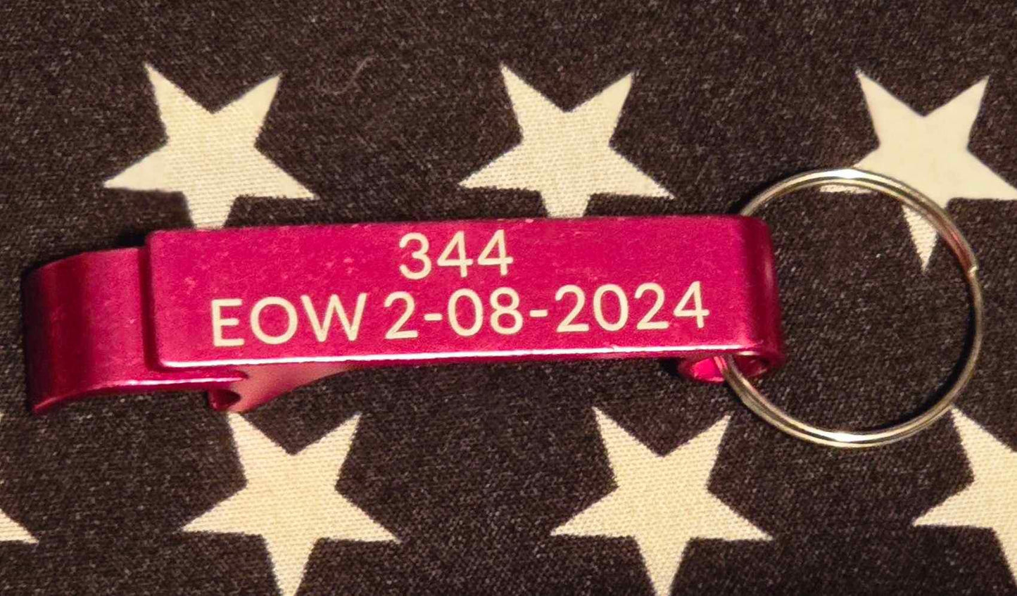 Bottle opener key chain